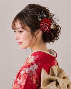 七五三#髪飾り #つまみ細工 #成人式 #卒業式 #和装のサムネイル