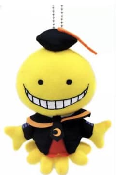 죽일 센세-봉제인형 열쇠 고리 가방에 붙일 수 있는 큰 봉제인형