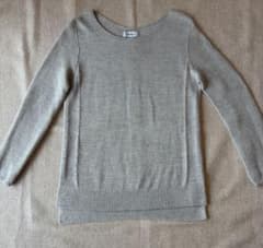 ノーリーズ　グレー ニットセーター