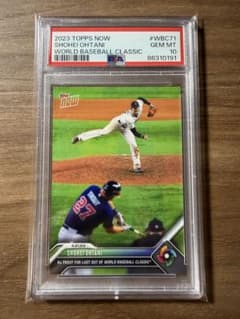 PSA10 大谷翔平 トラウト TOPPS NOW WBC71のサムネイル