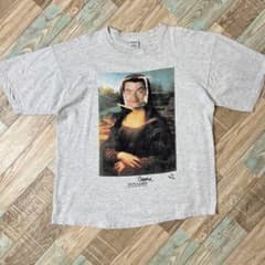 デ*コ様 90s' Mr. Bean モナリザパロディ T レア Mr Bean ミスタービーン モナリザ パロディ Tシャツ XL - メルカリ