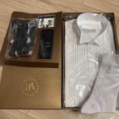 結婚式 新郎用衣装セット シャツ+メンズ小物セットのサムネイル