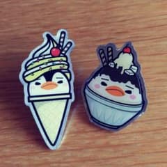 2PMジュノ ペンペン(アイスクリーム&かき氷)ピンバッジのサムネイル