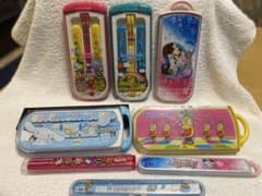 20年以上前のキャラクター カトラリーセット 5点まとめ売り+ おまけ3 