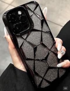 iPhone16pro ジオメトリックパターン ブラック iPhoneケースのサムネイル