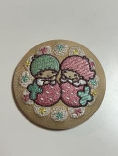 サンリオ リトルツインスターズ 刺繍缶バッジのサムネイル