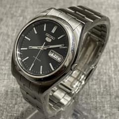 ヴ*い様 SEIKO 自動巻き腕時計 セイコー5 ネイビー文字盤 7S26-00 