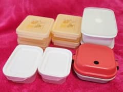 【8点セット】無印良品 ホーロー保存容器&プーさん お弁当箱ほか まとめ売りのサムネイル