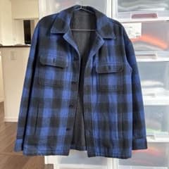 ラグスマックレガ CPO チェック ジャケット 黒 青 XS - メルカリ