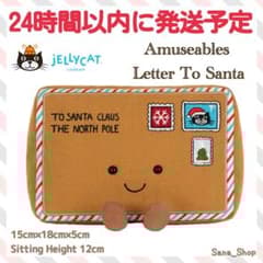 新作 新品 ジェリーキャット クリスマス サンタへの手紙 手紙 刺繍