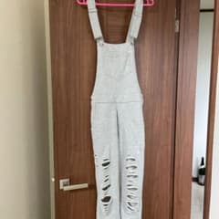 gyda スウェットダメージサロペットのサムネイル