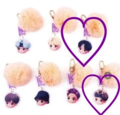BTS 【TinyTan】アクリルキーホルダー　V、Jinのサムネイル