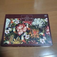 美品ドイツ購入ジグソーパズル 1000p絵画ウィリアムモリス風 稀有？ 美品ドイツ購入ジグソーパズル 1000p絵画ウィリアムモリス風 稀有