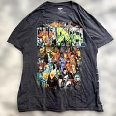 [희귀 XL] marvel 마블 올스타 티셔츠 그레이 전원 집합 공식