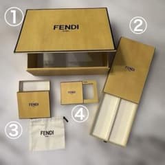 FENDI ギフトボックス 空箱 4種 - メルカリ