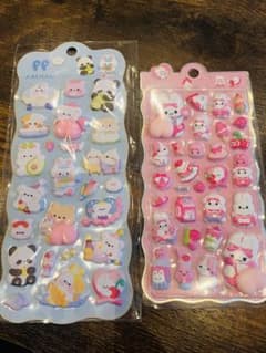 動物キャラクター PVCシールセットのサムネイル