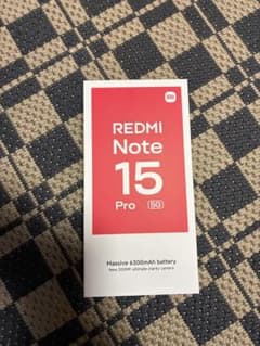 Xiaomi Redmi Note 15 Pro 5G 本体 ブラックのサムネイル