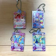 アイカツ　プリパラ ガチャガチャ　アクリルキーホルダー 4点セットのサムネイル