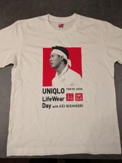 ユニクロ 錦織圭 非売品 Tシャツ　Mのサムネイル
