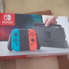 ＃SH様専用3000円クーポン付Nintendo Switch  ネオンブルーのサムネイル