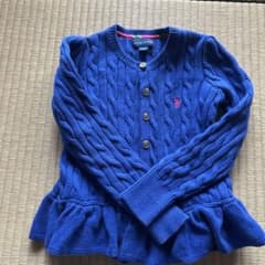 Ralph Lauren 青 カーディガン 120/130のサムネイル