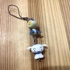 すき家　すきすきセット　クレヨンしんちゃん　ナナ&シロ　ストラップのサムネイル