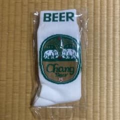 Chang チャーンビール ソックス 靴下 タイ購入 レディースのサムネイル