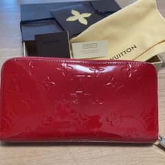 ルイヴィトン ヴェルニ 長財布　赤のサムネイル