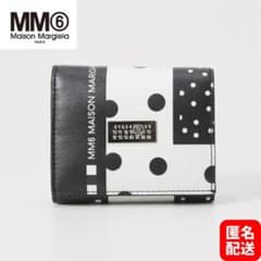 エムエムシックス メゾン マルジェラ スカーフプリント ウォレット 