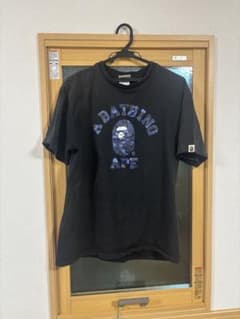 A BATHING APE ブラック Tシャツ Lのサムネイル