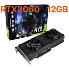 玄人志向 NVIDIA GEFORCE RTX 3060 搭載 グラフィックボ…のサムネイル