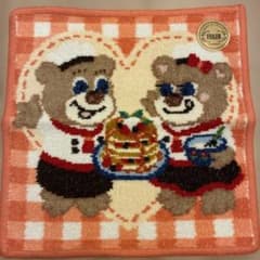 FEILER クマのカップル タオルハンカチ 約25cmのサムネイル