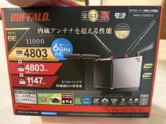 BUFFALO WXR-1100XE12 Wi-Fi 6E ルーターのサムネイル