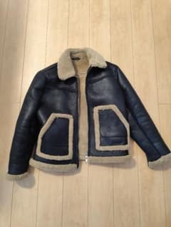 値下げ　ZARA ブルゾン　フェイク　ムートン　ジャケット L　 黒　ザラ 値下げ ZARA ブルゾン フェイク ムートン ジャケット L 黒 ザラ - メルカリ