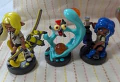 amiibo 스플라툰 3 잉크링 코자케 옥틀링 3개 세트