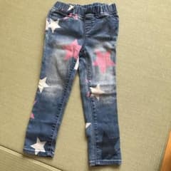 babyGAP デニム ジーンズ　星柄　105㎝のサムネイル