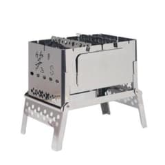【最終値下】笑’ｓ コンパクト焚火グリル B-6君（+純正オプション品）セットのサムネイル