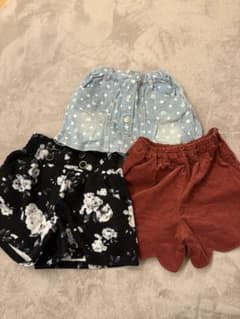 値下げ！キュロット110cm/スカート100cm、3枚セットのサムネイル