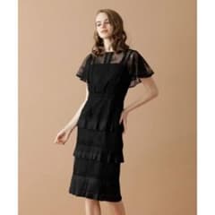 グレースコンチネンタル レイヤードレースタイトワンピース 36 - メルカリ