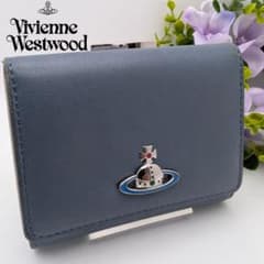 美品✨ ヴィヴィアンウエストウッド 三つ折り財布 がま口 オーブロゴ