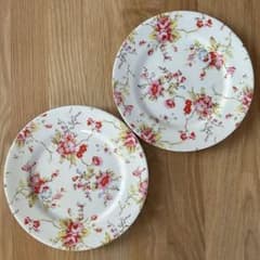 キャスキッドソン/Cath Kidston プロヴァンスローズ柄お皿4枚セット キャスキッドソン/Cath Kidston プロヴァンスローズ柄お皿4枚セット