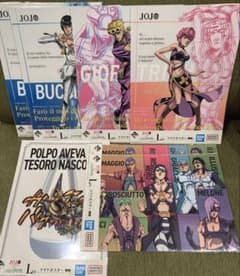 이치 반 쿠지 조조의 기묘한 모험 GOLDEN WIND L상 클리어 포스터