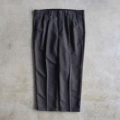 90s DOCKERSドッカーズ ツータックスラックス チャコールW38 L29