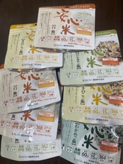 安心米 アルファ化米 7食のサムネイル