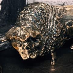 RRLクラシック イエローストーン バイソン ブロンズ像 RRLクラシック イエローストーン バイソン ブロンズ像 - メルカリ