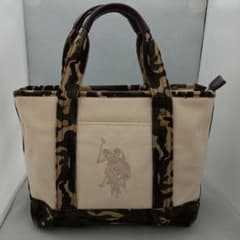 U．S  ＰＯＬＯ  ＡＳＳＮ.迷彩トートバックのサムネイル