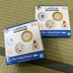 LAWSON 50주년 닭형 플레이트 2개 세트