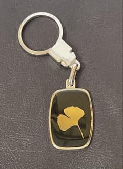 ギンコ葉デザイン キーホルダー