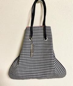 数回使用　美品　Charmant sac ギンガムチェック 巾着バッグのサムネイル