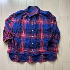 MB lucas Cachette チェック柄シャツ 五分袖のサムネイル